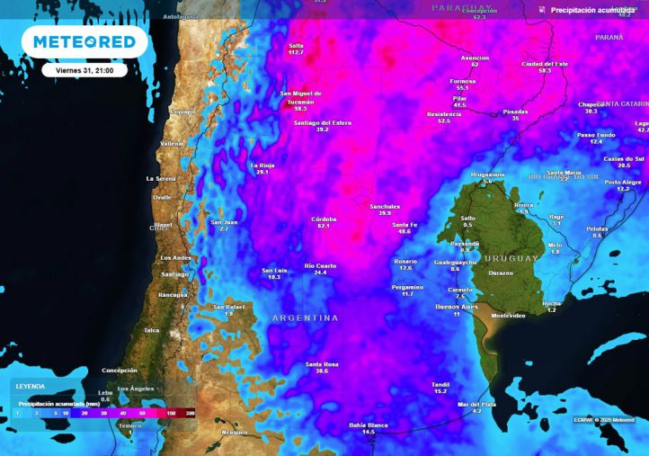 La última semana de enero vendrá con tormentas fuertes y temperaturas elevadas