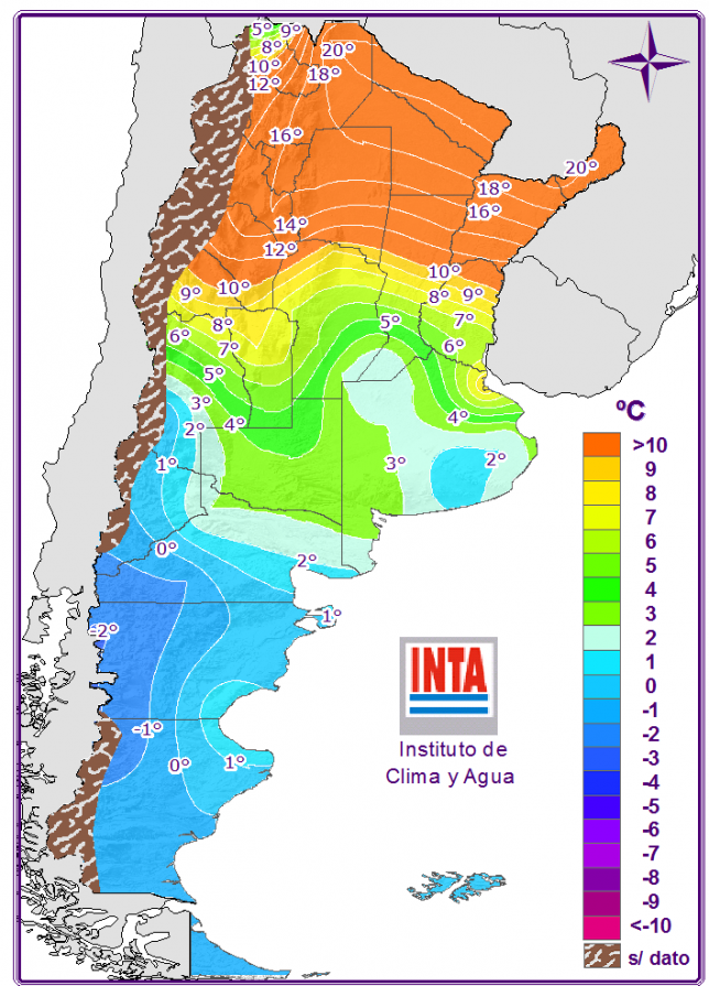 Pronóstico del tiempo para hoy - Agritotal